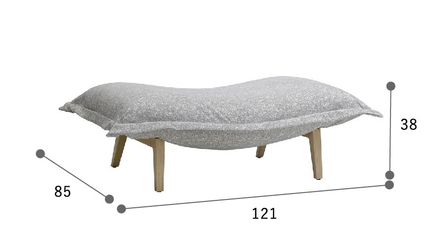 リーンロゼ ロゼカラン1 パフ 木脚