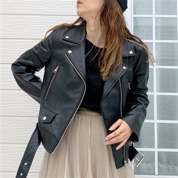 ヴィンテージレザーライダース(S ブラック)｜ Q｜吉祥寺PARCO | ONLINE