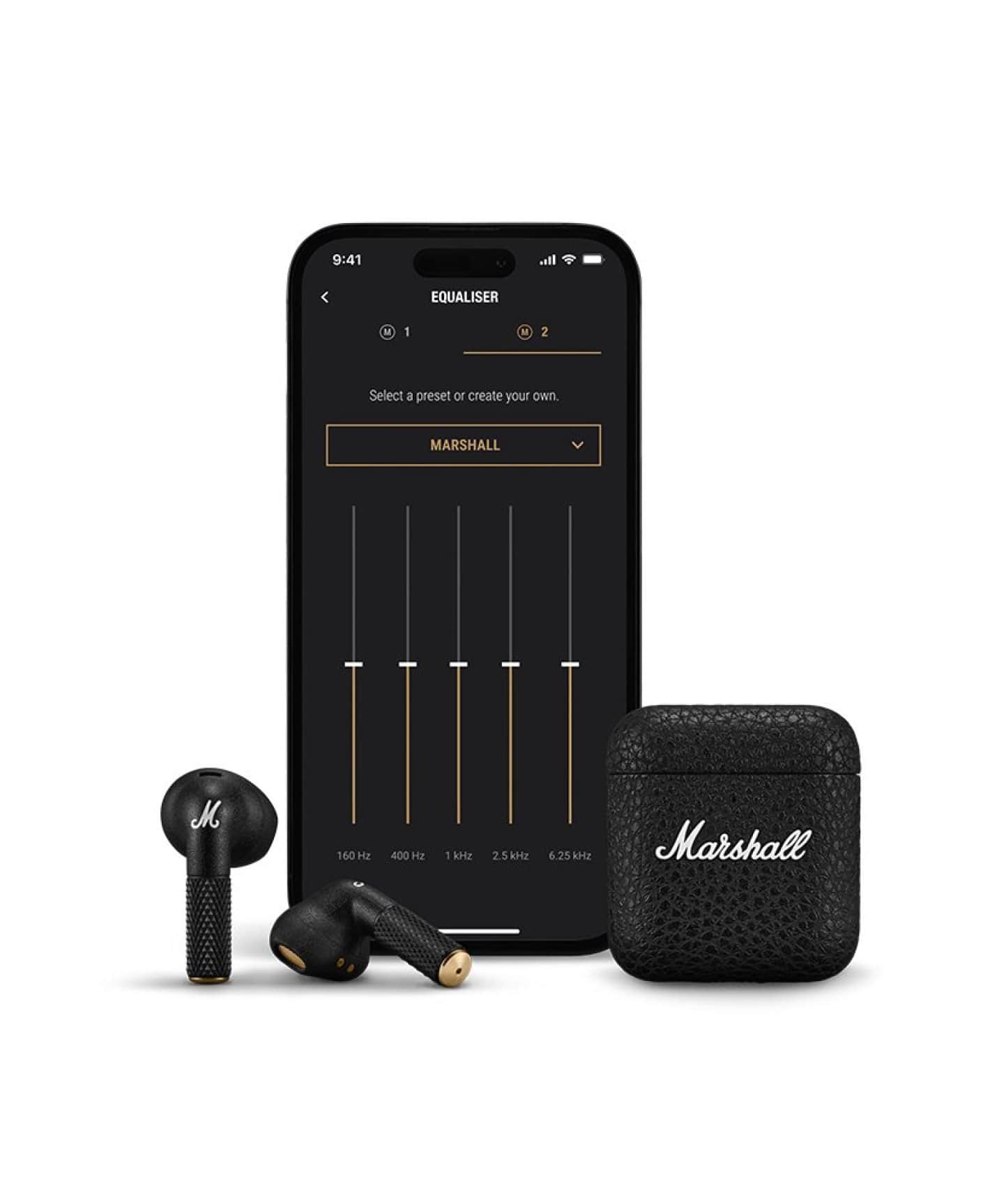 正規取扱店】［Marshall/マーシャル］MINOR4 BLACK ワイヤレス