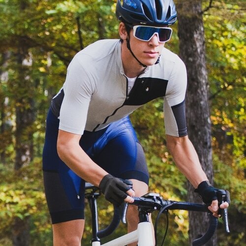 IA789 カペルミュール KAPELMUUR 半袖 サイクルジャージ ネイビー L