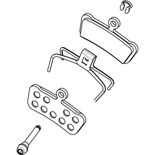 SRAM ( スラム ) ディスクブレーキパッド ディスクパッド シンタード