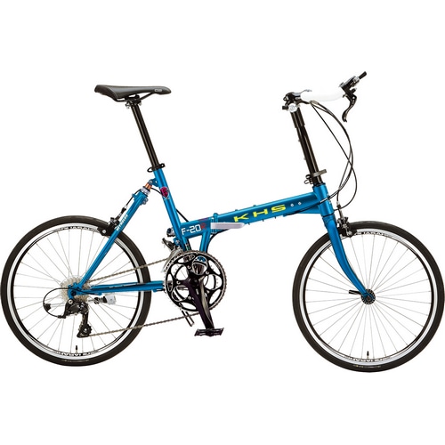 KHS ( ケーエイチエス ) 折りたたみ自転車 F-20R ボラボラブルー ワン