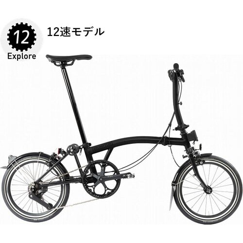 BROMPTON ( ブロンプトン ) 折りたたみ自転車 P LINE EXPLORE 12速 LOW