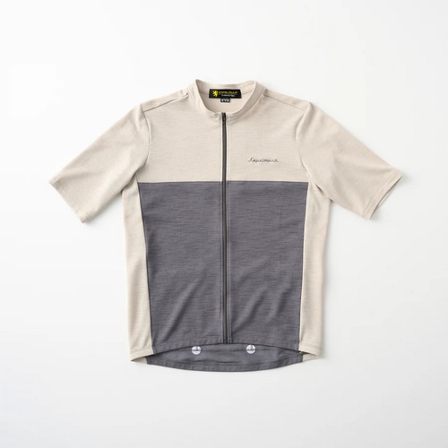 KAPELMUUR ( カペルミュール ) 半袖ジャージ 半袖リネン風コンビ