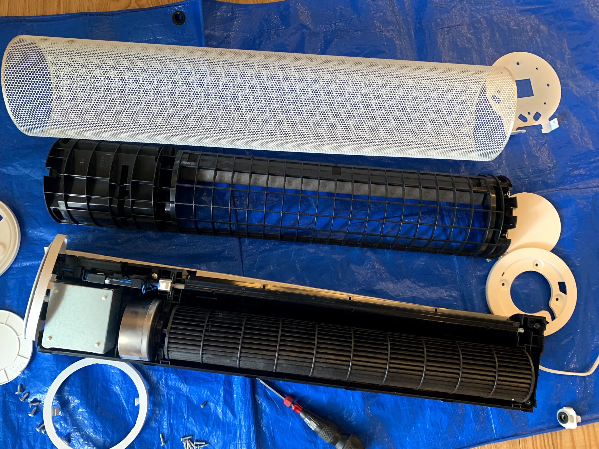 ダイキン工業 DAIKIN アシストサーキュレータ AIRLINK MPF08WS-W 分解