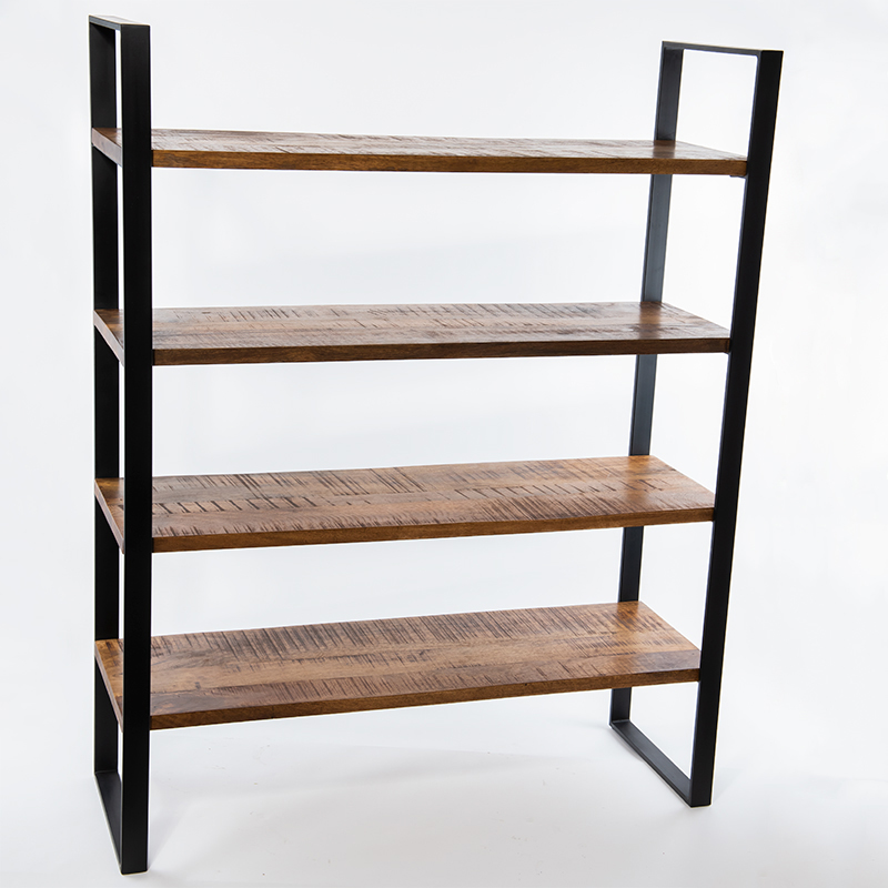 個人宅不可】RJﾏﾝｺﾞｰｳｯﾄﾞｱｲｱﾝｼｪﾙﾌ120x40xH152: 什器・スタンド・ベース