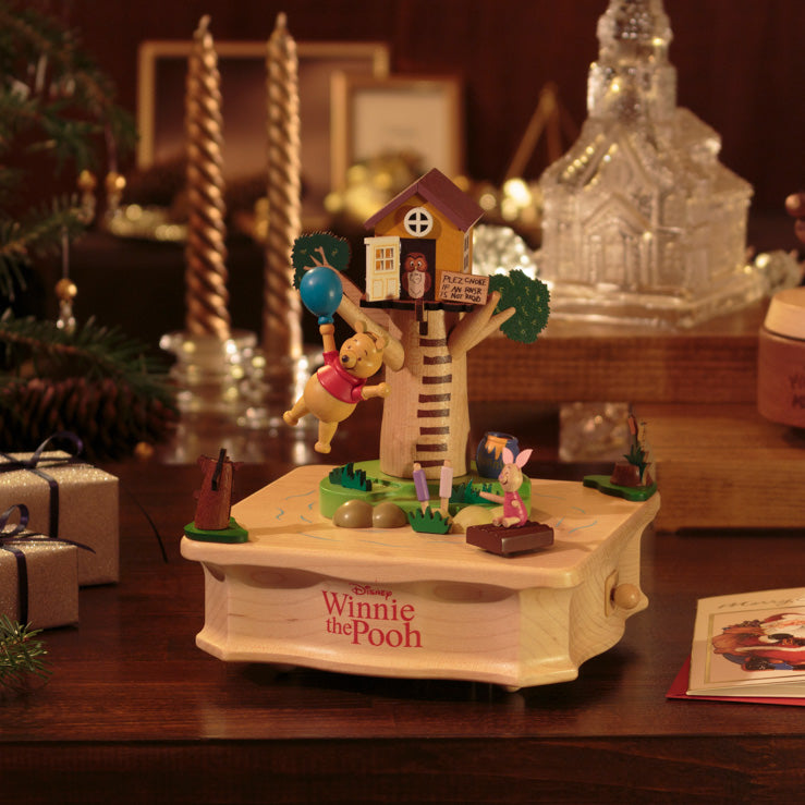 CD186S】Winnie The Pooh／ラウンドオルゴール ディズニー