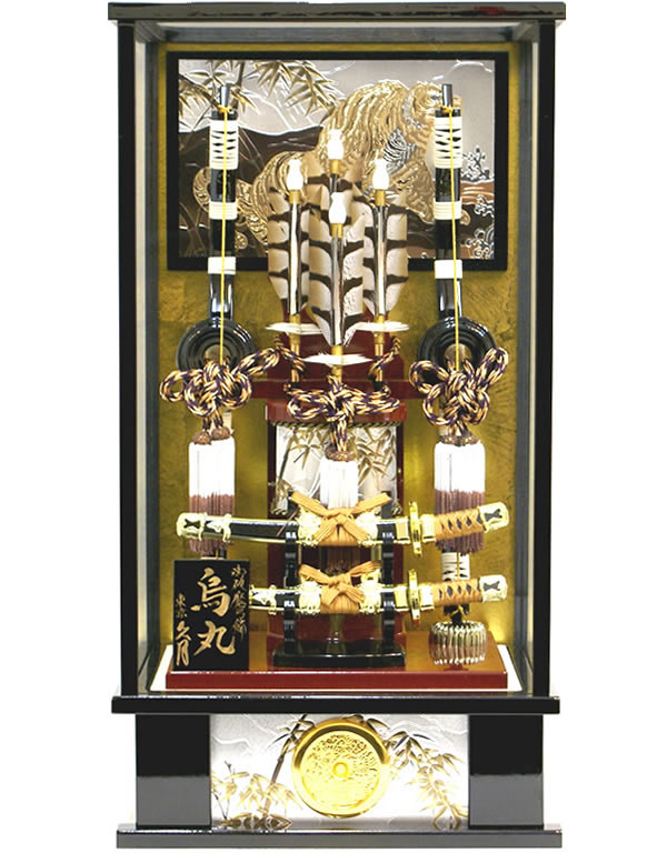 破魔弓】久月作 「烏丸」ケース飾り 652115