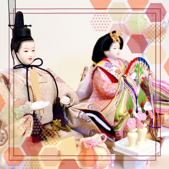 雛人形,久月,よろこび雛,ケース飾り,65929,ひな人形,インターネット