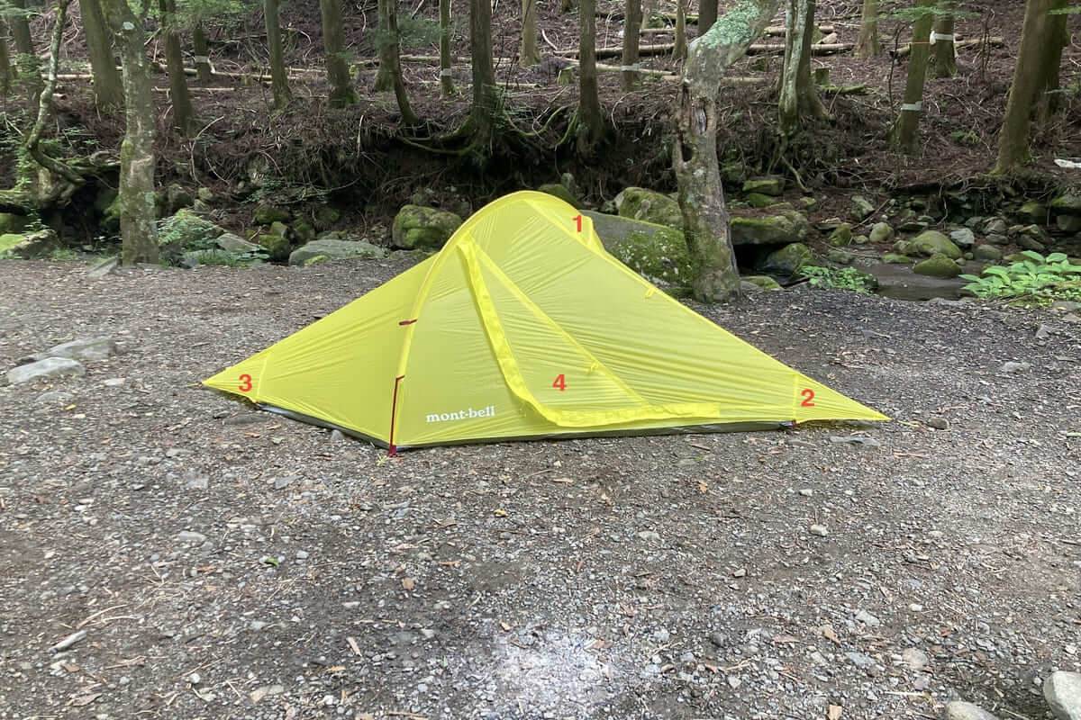 忖度なしの自腹レビュー】モンベル U.L.モノフレームシェルター