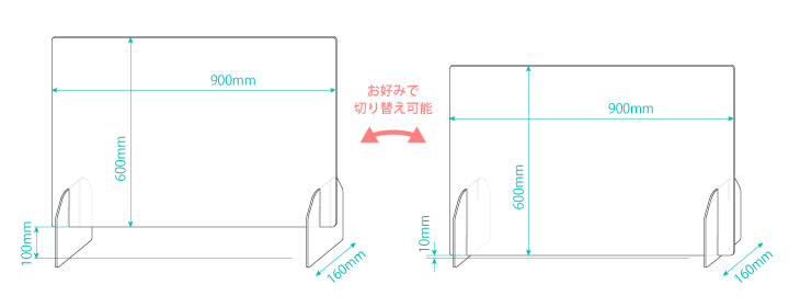 飛沫感染防止3wayセーフティガード Lサイズ