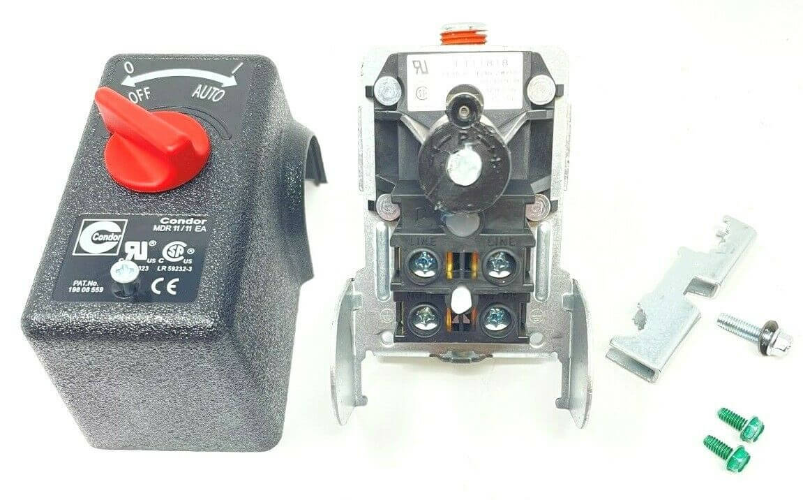 E111818 COLEMAN SANBORN PRESSURE SWITCH 4 PORT UNLOADER 145 ON-175