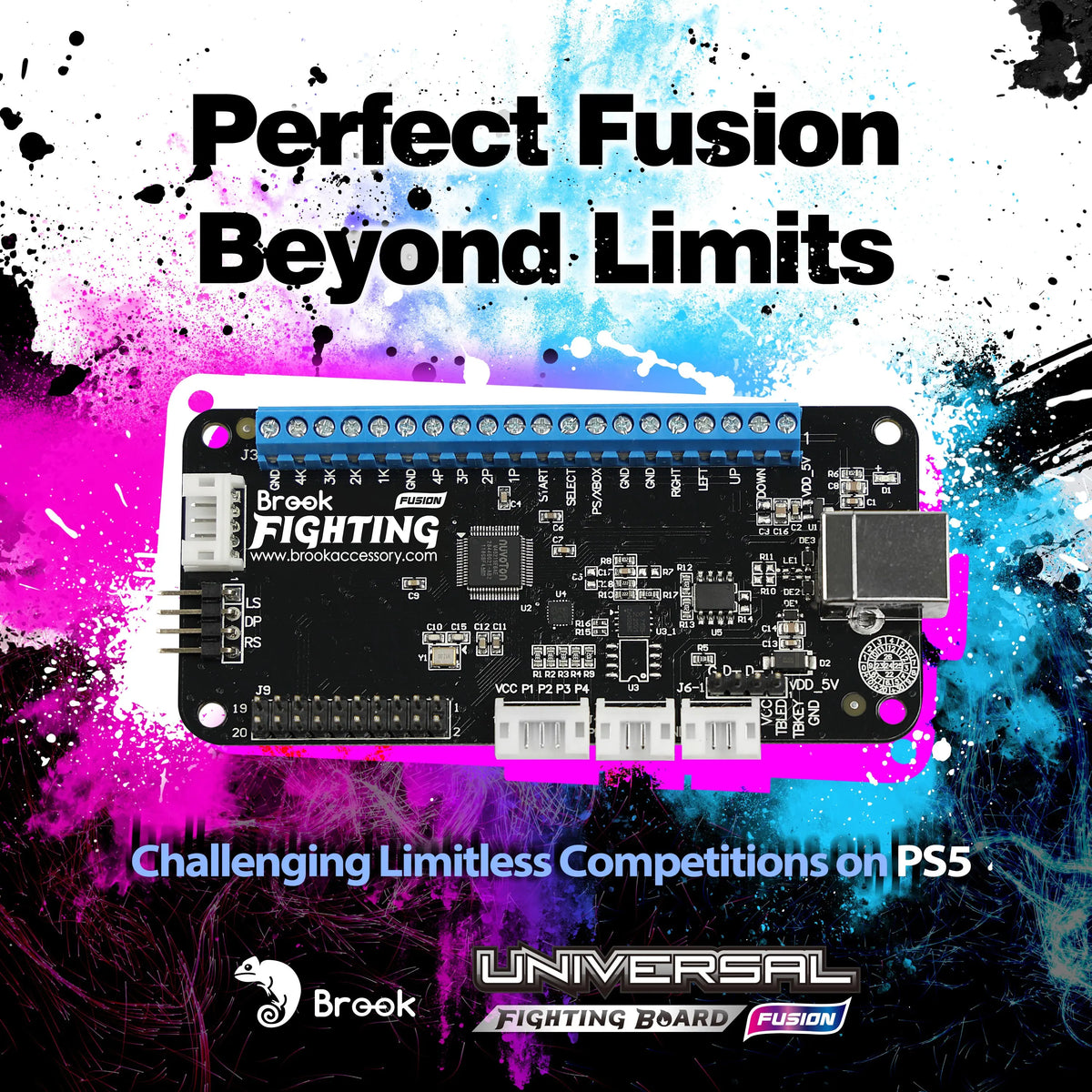 Brook UFB Fusion Fighting Board Multi-Console PCB | Paradise Arcade