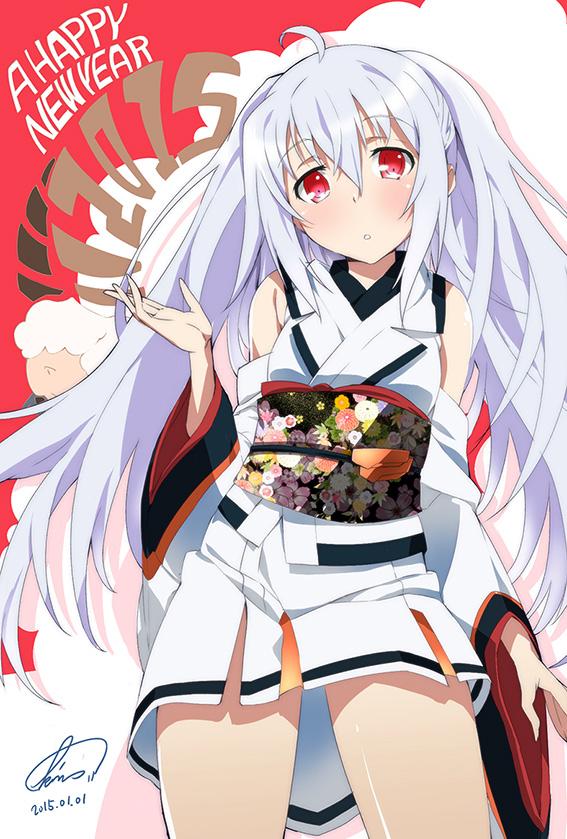 okiuraさんが素敵なアイラを年賀で描いて下さいました！ #plamemo RT