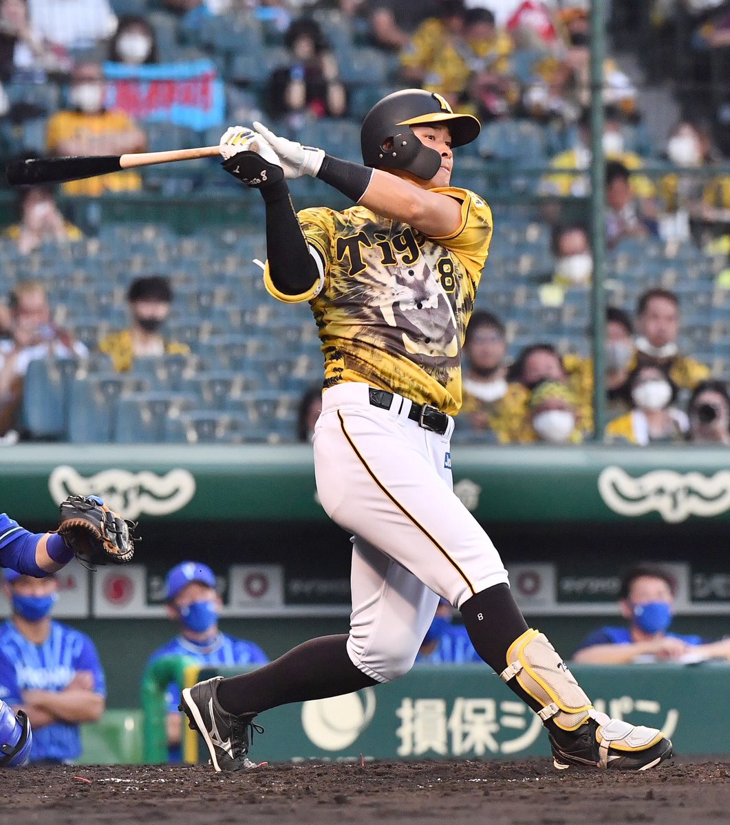 阪神 2021 「ウル虎の夏2021」 ウル虎イエローユニフォーム #佐藤輝明