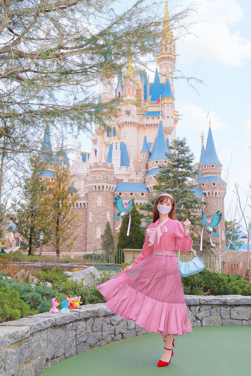 ねずみさんや鳥さんが作ってくれた ピンクドレスのシンデレラバウンド