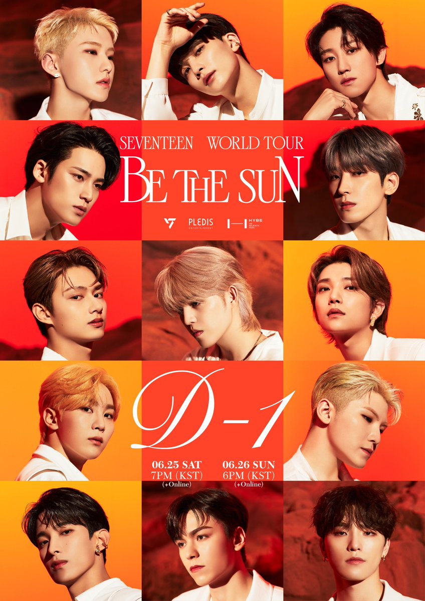 D-1] SEVENTEEN WORLD TOUR [BE THE SUN] - SEOUL + Online Live