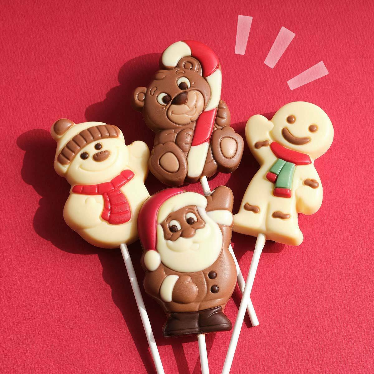 サンタやジンジャーブレッドマンなど、クリスマスモチーフのかわいい