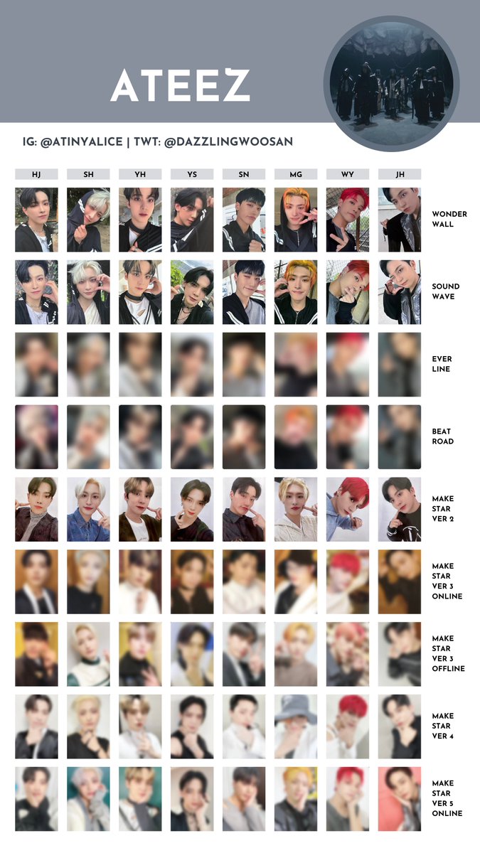 ATEEZ [SPIN OFF : FROM THE WITNESS] — photocard template