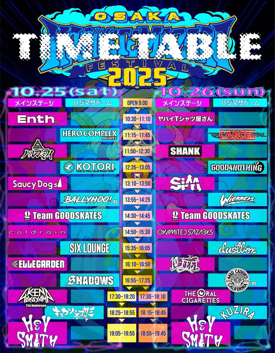 明日はハジマザ！ HEY-SMITH Presents OSAKA HAZIKETEMAZARE FESTIVAL