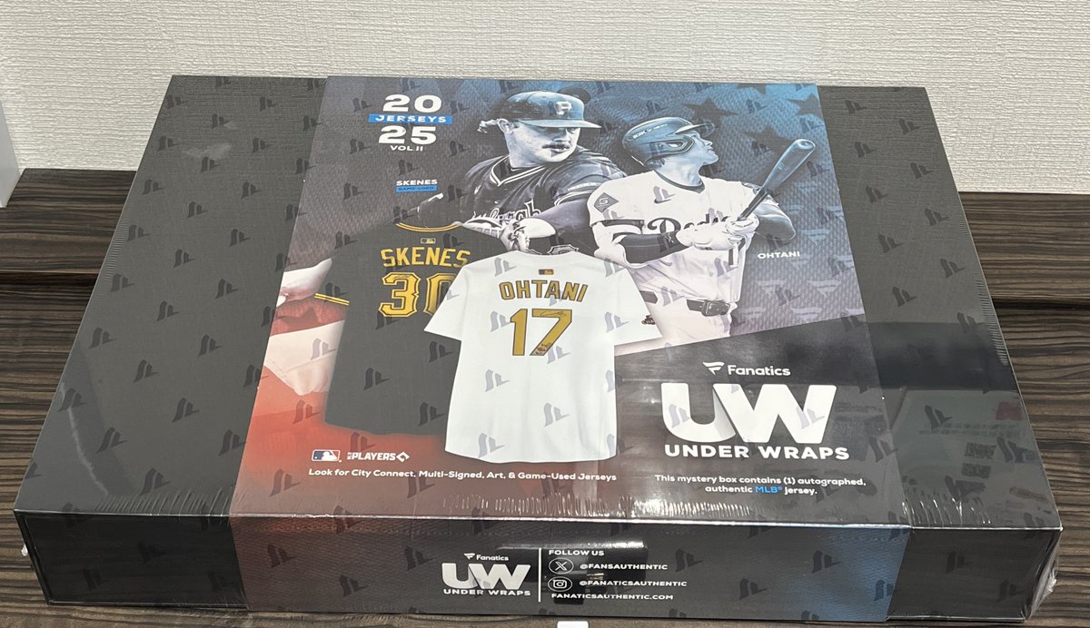 本日入荷新商品！】 「2025 FANATICS UNDER WRAPS MLB JERSEYS