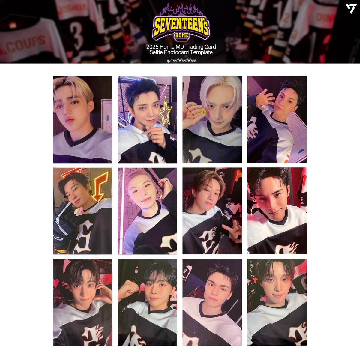 seventeen's home 2025 japan md: trading cards — selfie photocard