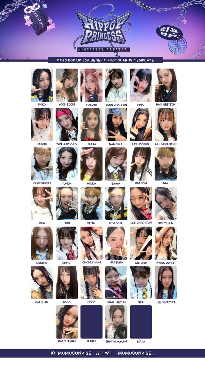 hippopprincess チェヒョン everline 韓国popupトレカ - 힙