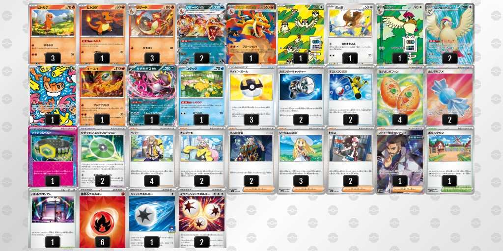 ✓メガリザードンYexデッキまとめ #ポケカ飯デッキまとめ シティリーグ