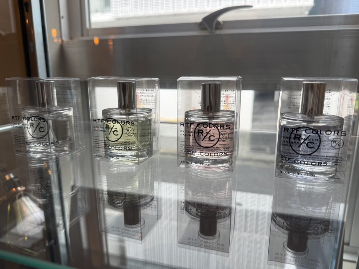 完売情報】 RTF COLORS EAU DE PARFUM #1と#2が店頭完売致しました
