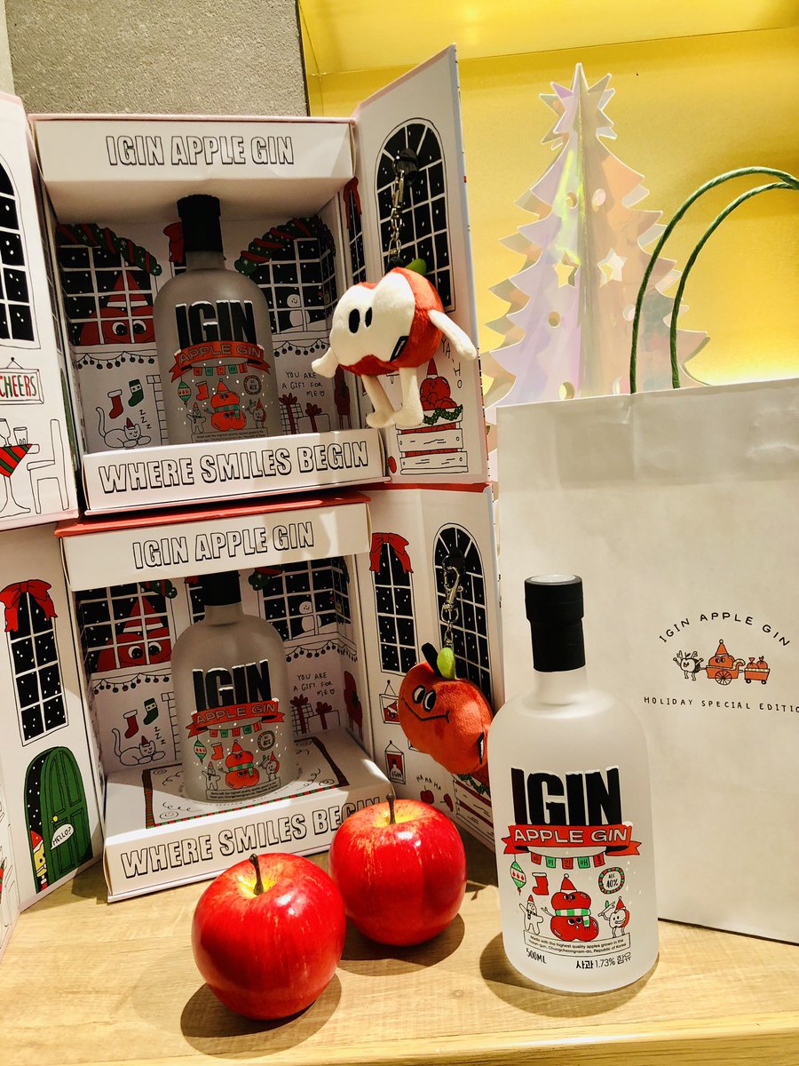 IGIN APPLE GIN Holiday Special Edition Box🎁 ご予約分の店頭お渡し