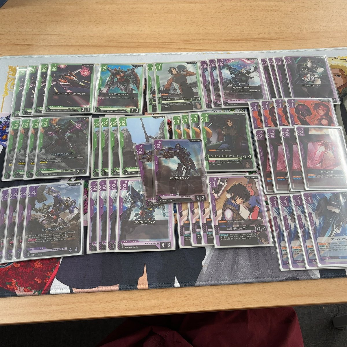 ガンダムカードゲーム大会 00ダブルオーのスタートデッキカスタム