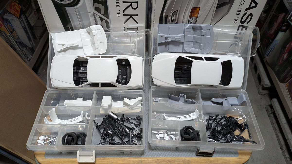 2mx100 アオシマ JZX100マークⅡ/チェイサー 僕も参加します