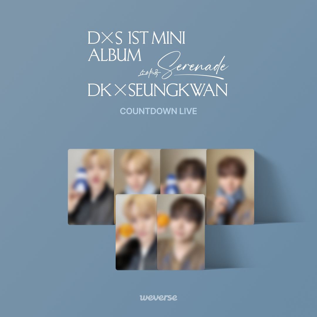 DK X SEUNGKWAN 'Serenade'💎 Weverse Countdown Live特典 Qoo10にて