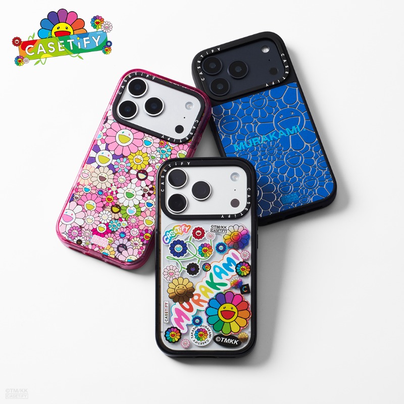 村上隆 x CASETiFY 第3章が花開く！ 村上隆の代表作「フラワー」を讃え