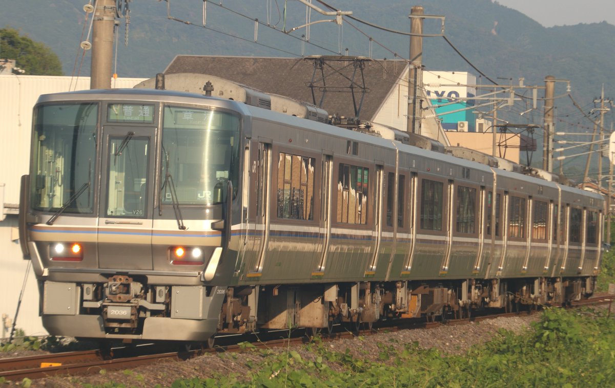 116:V26（3036）✨ 223系2000番台のリニューアル車が草津線へ初入線