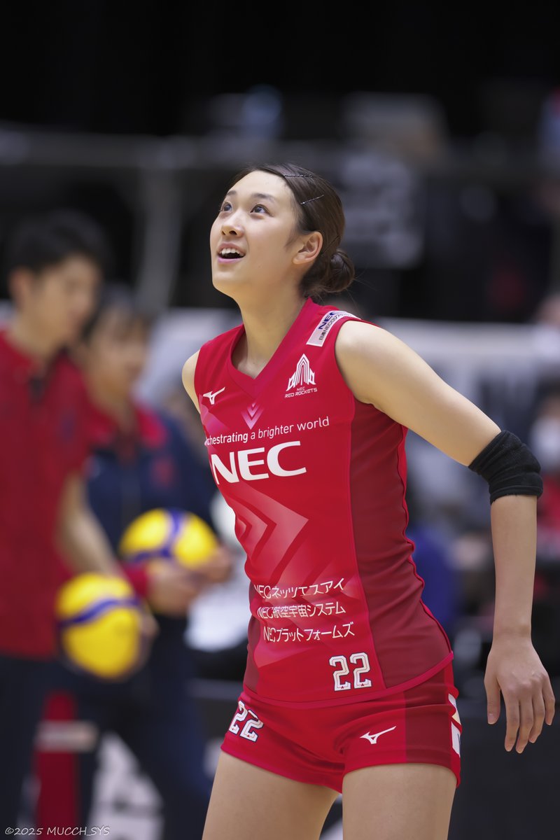 佐藤淑乃 選手 #NECレッドロケッツ #片柳アリーナ #Vリーグ #セミ
