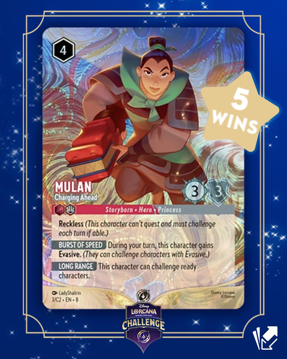 Mulan Charging Ahead ディズニーロルカナ DLCプロモ Mulan - Charging