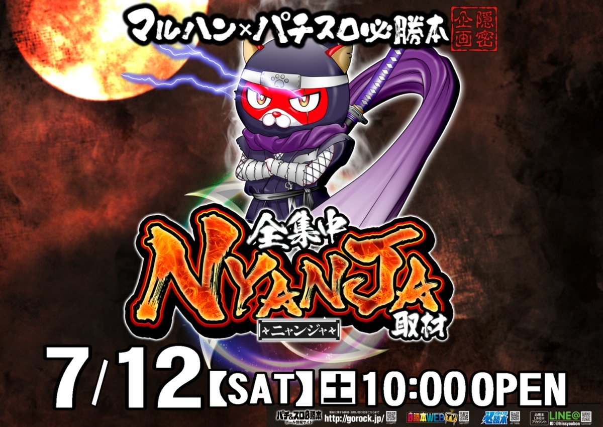にゃんじゃ⁉️ニャンジャ🥷🥷 ②のつく日に現れる！！ニャンジャ取材