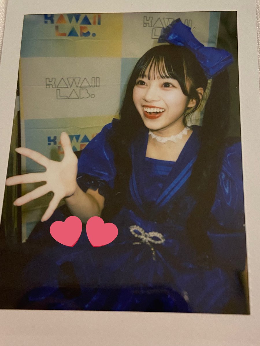 7/13(日)福岡大特典会💙 名前覚えてくれてたの嬉しいし変顔もハートも