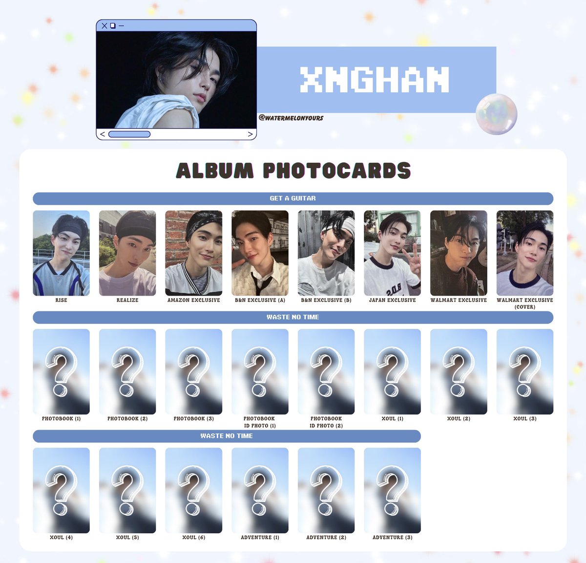 Seunghan / XngHan Photocard Template 🩵 승한 포토카드 리스트