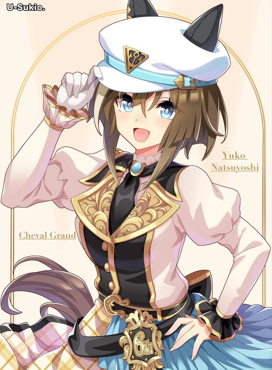 秋公演衣装のシュヴァルグラン描いてみた 夏吉ゆうこさんウマ娘6th秋