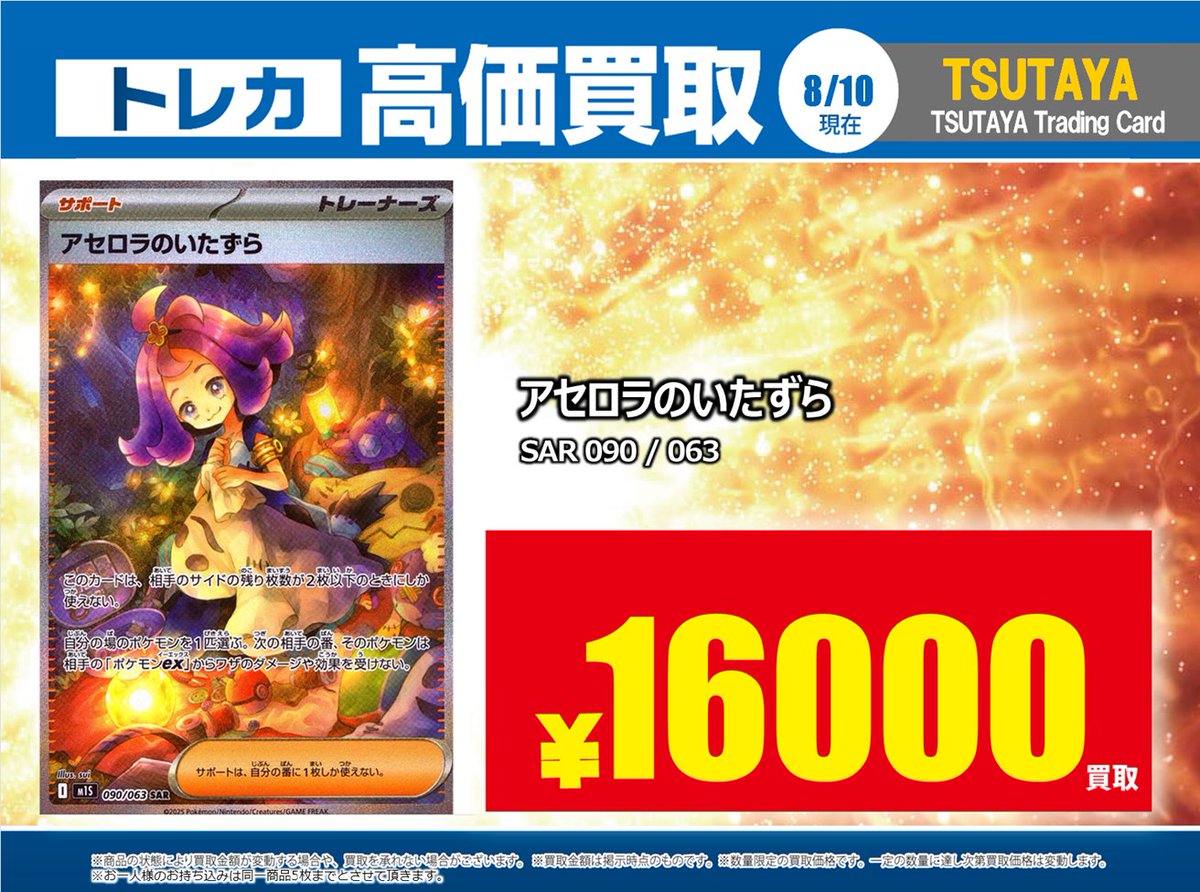 こちら掲載中タイトルの内、 【アセロラのいたずら SAR 090/063】 上記