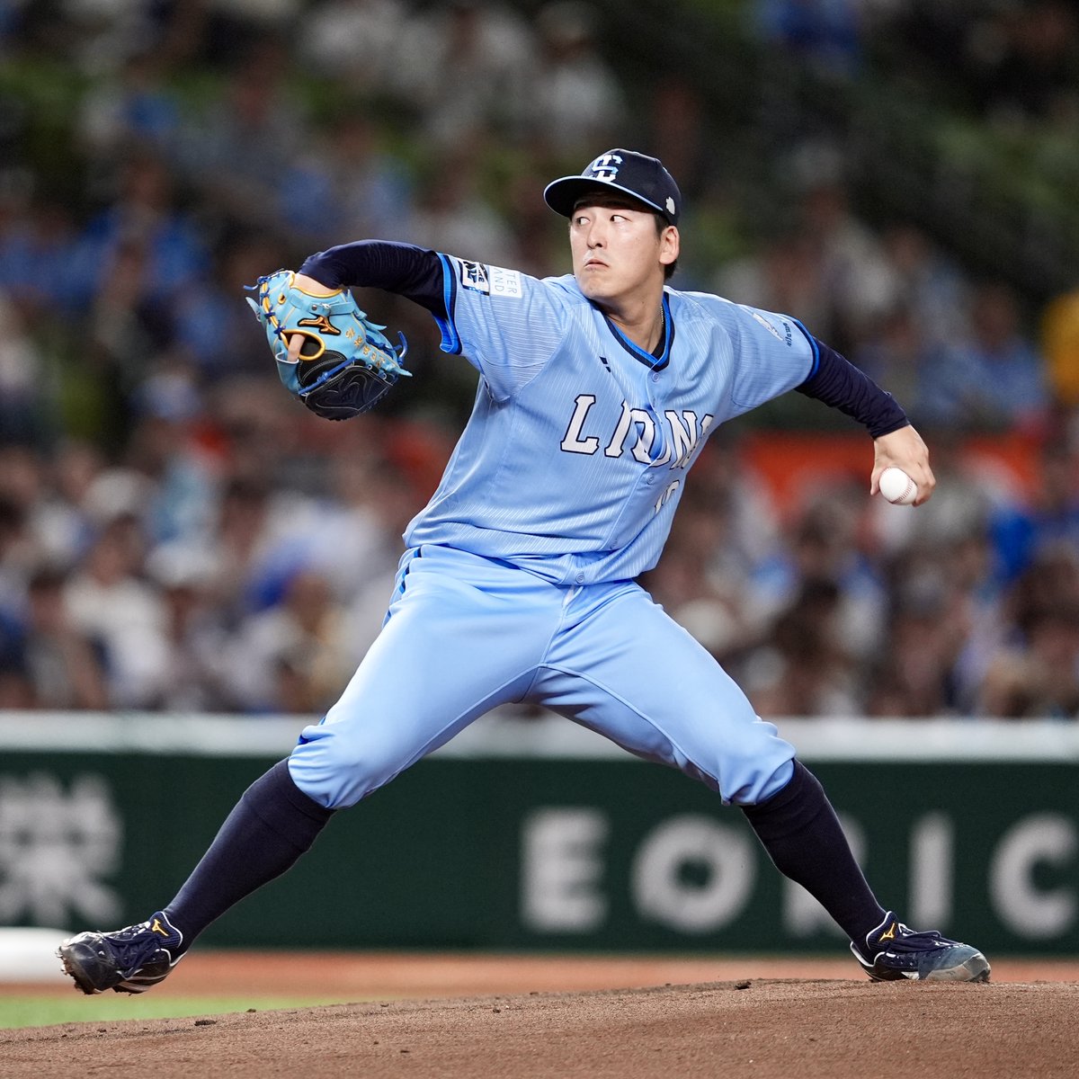 今日の #ライオンズサマーブルー ユニフォーム🩵🫧 #西川愛也 選手