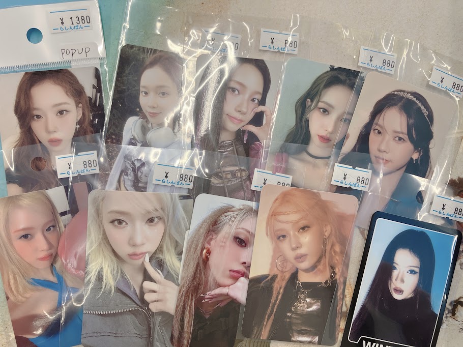 aespa のトレカ本日大量入荷！！🌟 特典トレカの入荷も多数ご