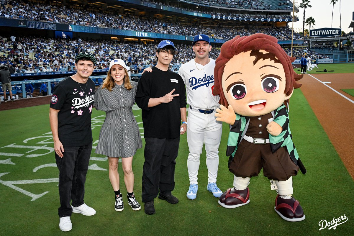 Dodgers x 鬼滅の刃】 アメリカでの『無限城編』公開に先駆け