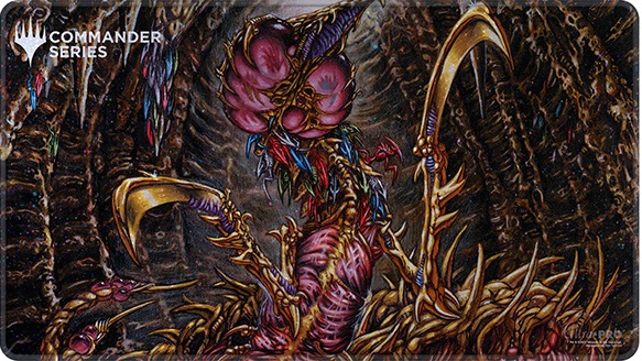 MTG サイン入り プレイマット 妖精の女王、ウーナ