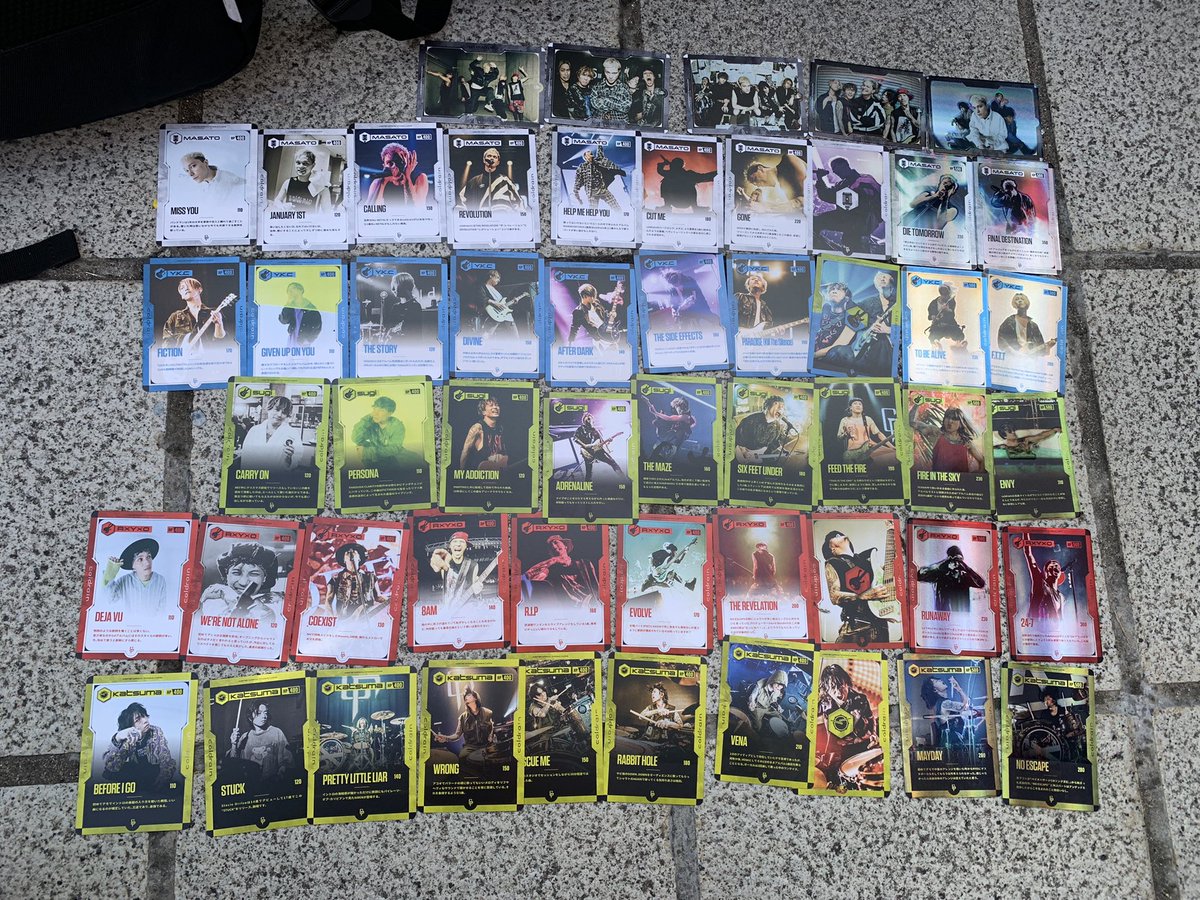 coldrainトレカ54種コンプ完了！ あざ！ #coldrain #HOMECOMING