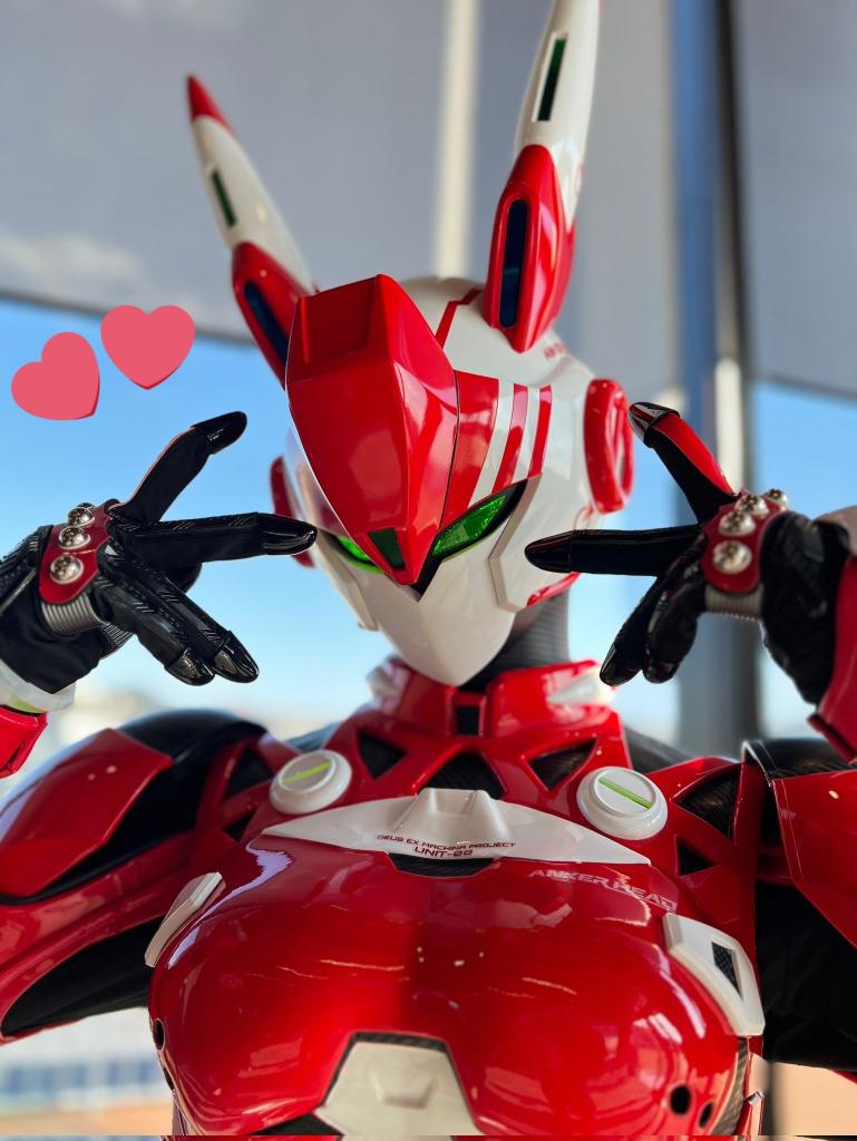 第9マキナ ファンミにて #第8マキナ🐰ハチマキちゃん メットオフした