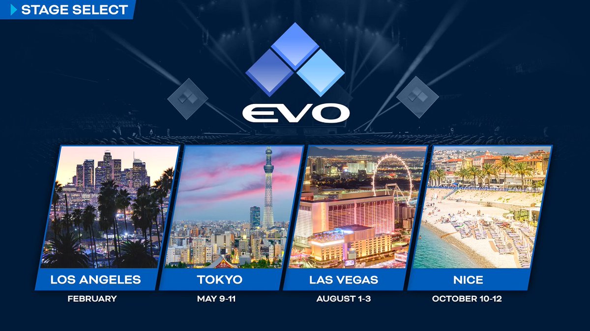 EVOフランス」開催決定。来年は5月日本、8月ラスベガス、10月フランス