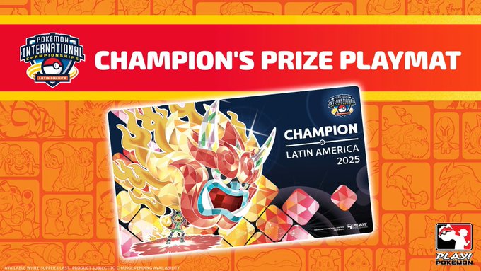 海外の大型大会LAICにて優勝賞とトップ8賞として配布されるオーガポン